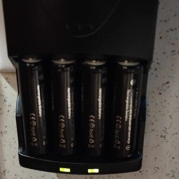 compact folding US plug AA/AAA battery wall charger - Picture 1 of 4